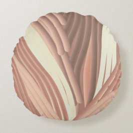 Almofada Redonda Beleza russa dos tubos entrelaçados