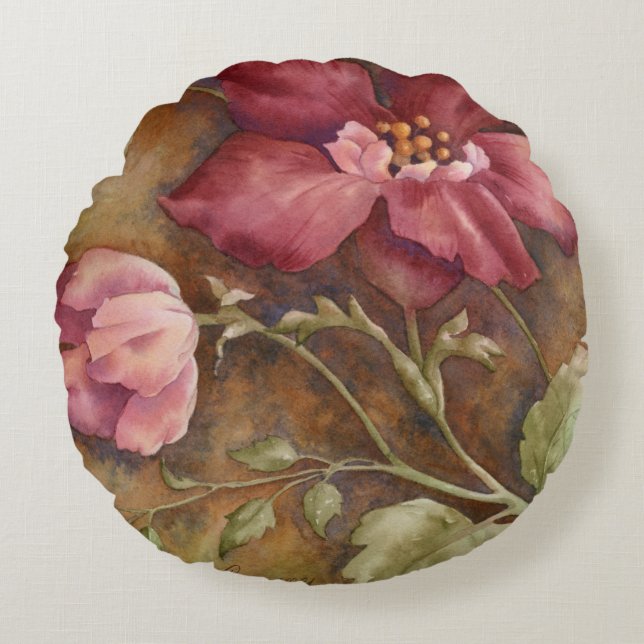 Almofada Redonda Belezas Antigas I (Frente)