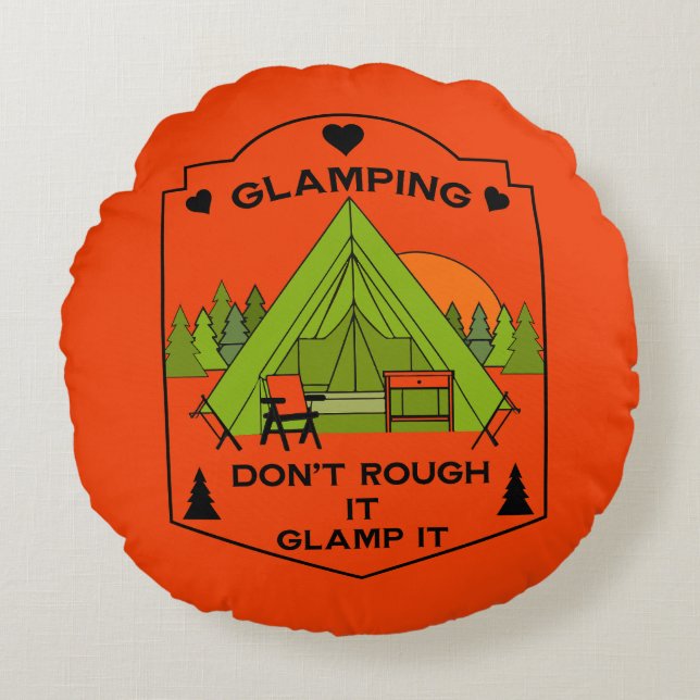 Almofada Redonda Bell Tent Glamping (Frente)