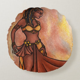 Almofada Redonda Belly Dance Goddese