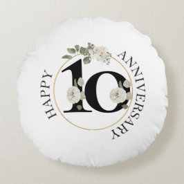 Almofada Redonda Belo Floral 10º ANIVERSÁRIO