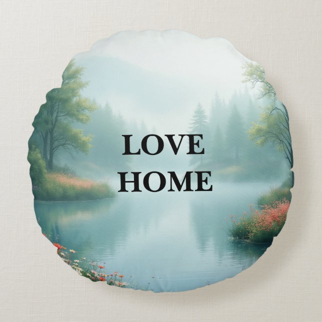 Almofada Redonda Belo Travesseiro redondo (Frente)