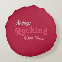 Almofada Redonda Bem-vindo ao Porch / Always / Namorados /