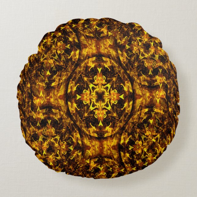 Almofada Redonda Bênçãos solares...... (Frente)