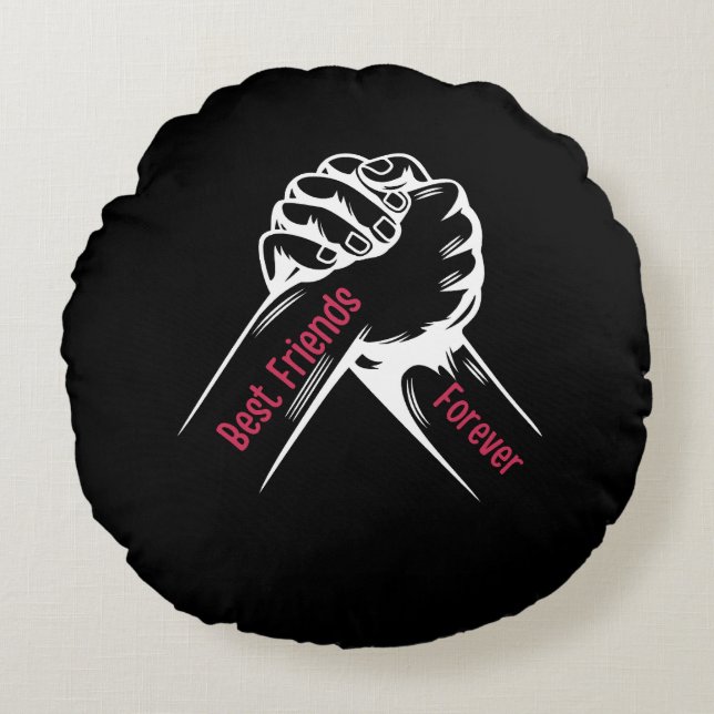 ALMOFADA REDONDA BEST FRIENDS FOREVER, MATCHING MY FRIENDS (Frente)