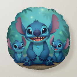 Almofada Redonda Beste Freunde fürs Leben – Lilo & Stitch