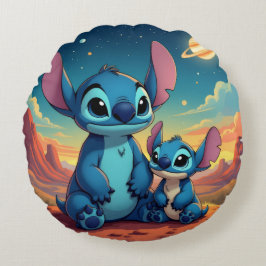 Almofada Redonda Beste Freunde fürs Leben – Lilo & Stitch