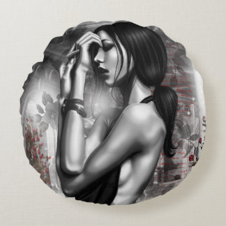 Almofada Redonda Biffey Round Throw Pillow