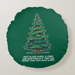 Almofada Redonda Bigger than our whole world 2