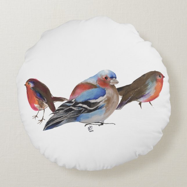 Almofada Redonda Birds of a Feather 2011 (Verso)