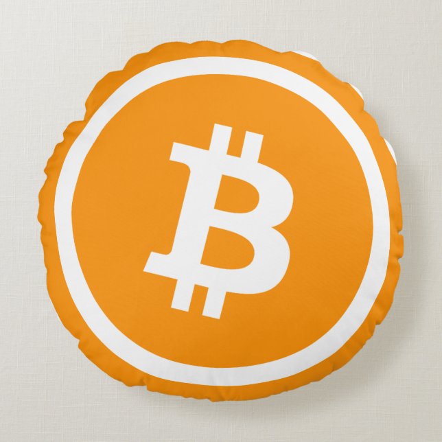 Almofada Redonda Bitmoney (Frente)