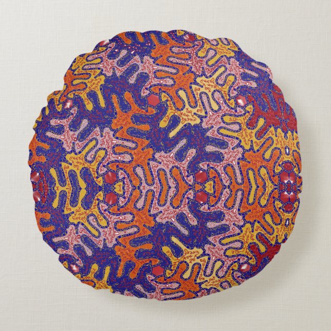 Almofada Redonda Bizarro Fall (Frente)