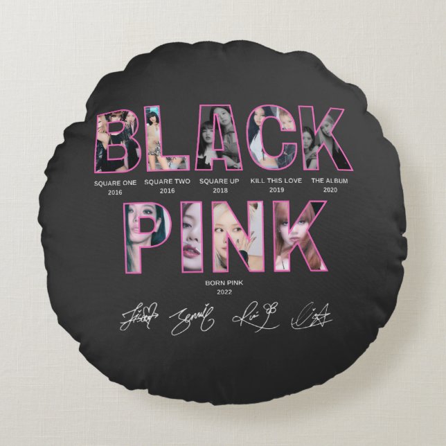 Almofada Redonda BlackPink K-POP (Frente)
