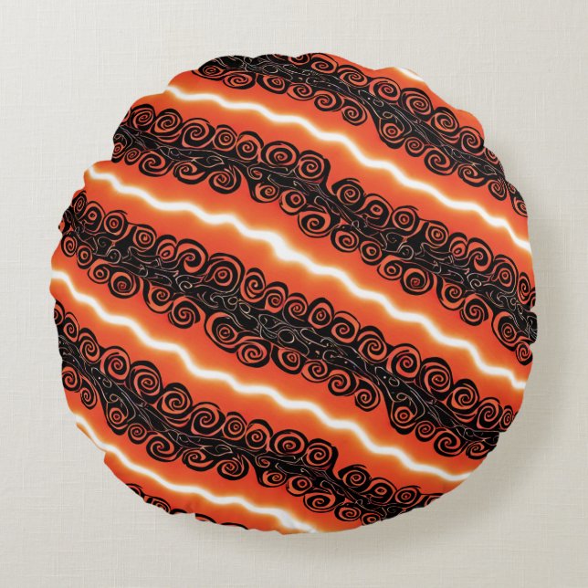 Almofada Redonda Blaze e Travesseiro redondo noturno (Frente)