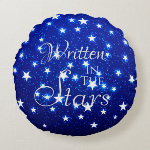 Almofada Redonda Blue Stargazer