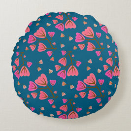 Almofada Redonda Blushing Petals Round Accent Pillow