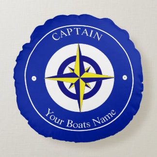 Almofada Redonda Boat captains nautical