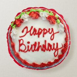 ALMOFADA REDONDA BOLO DE ANIVERSÁRIO