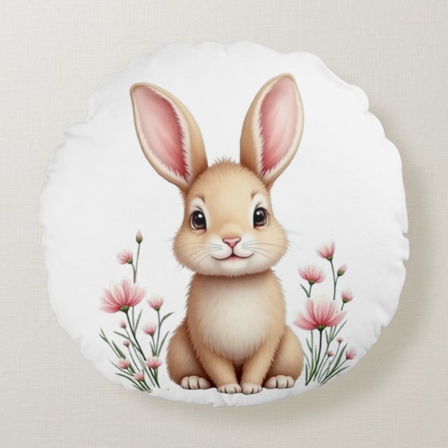 Almofada Redonda Bom design (Frente)