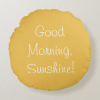 Bom dia, luz do sol! Travesseiro do acento