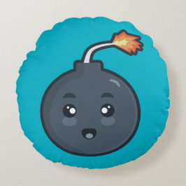 Almofada Redonda Bomba de Kawaii