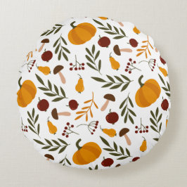 Almofada Redonda Bombas, Pomegranatos e Peras