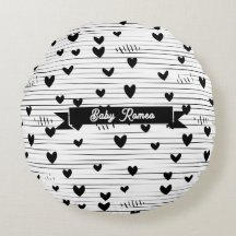 Bonita Abstrato Minimalista Amor Preto