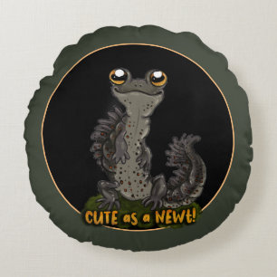 Almofada Redonda Bonita como um Newt!