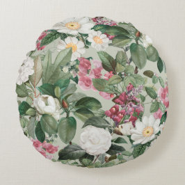 Almofada Redonda Bonito floral decorativo chamativo