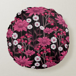 Almofada Redonda Bonito floral decorativo chamativo