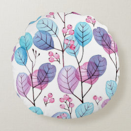 Almofada Redonda Bonito floral decorativo chamativo