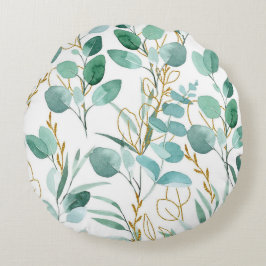 Almofada Redonda Bonito prática decorativa ocular floral