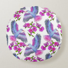 Almofada Redonda Bonito prática decorativa ocular floral