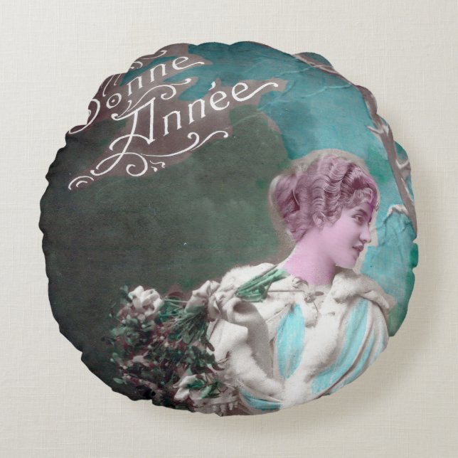 Almofada Redonda Bonne Anner (Frente)