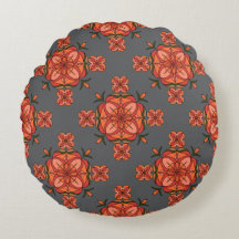 Botanic Bloom Round Pillow