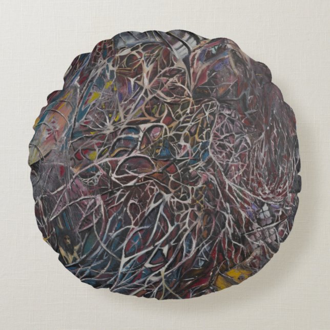 Almofada Redonda Brainwaves 2014 (Frente)