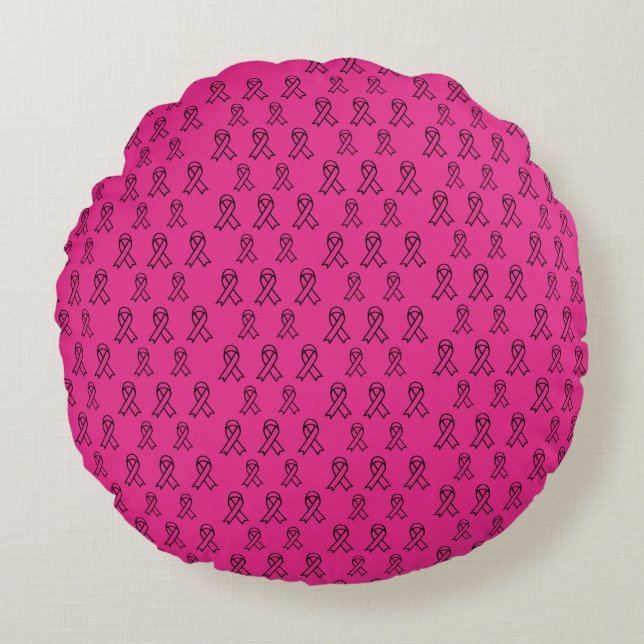 Almofada Redonda Breast Cancer Awareness Round Pillow (Frente)