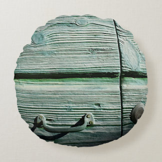 Almofada Redonda Brown wooden drawer