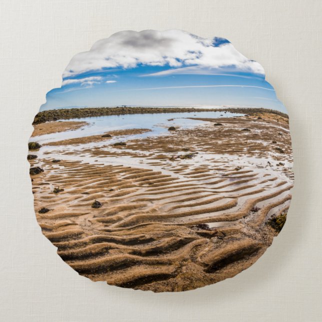 Almofada Redonda Budir Beach, Islândia (Frente)