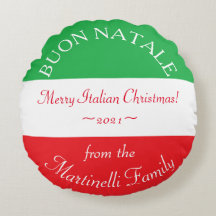 Buon Natale Couch personalizado italiano