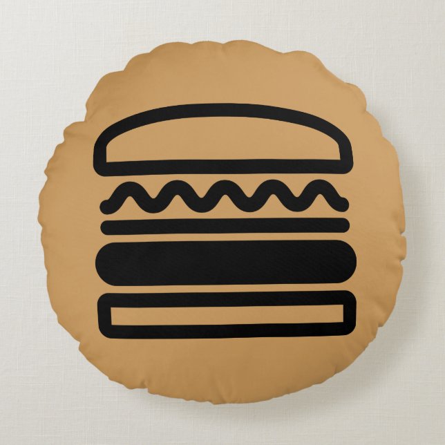 Almofada Redonda Burger Dreams (Frente)