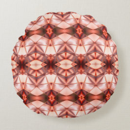 Almofada Redonda Burgundy claro para salmão de formas gradativas