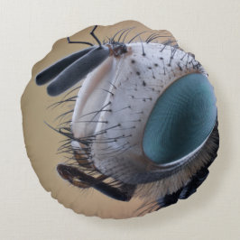 Almofada Redonda Cabeça de Inseto de Insetos de Fechamento