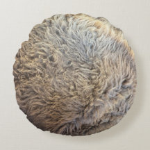 Cabelos castanhos de pele de búfalo