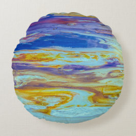 Almofada Redonda Cabos de Piscina de Lava Yellowstone