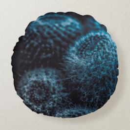 Almofada Redonda Cacto Escuro