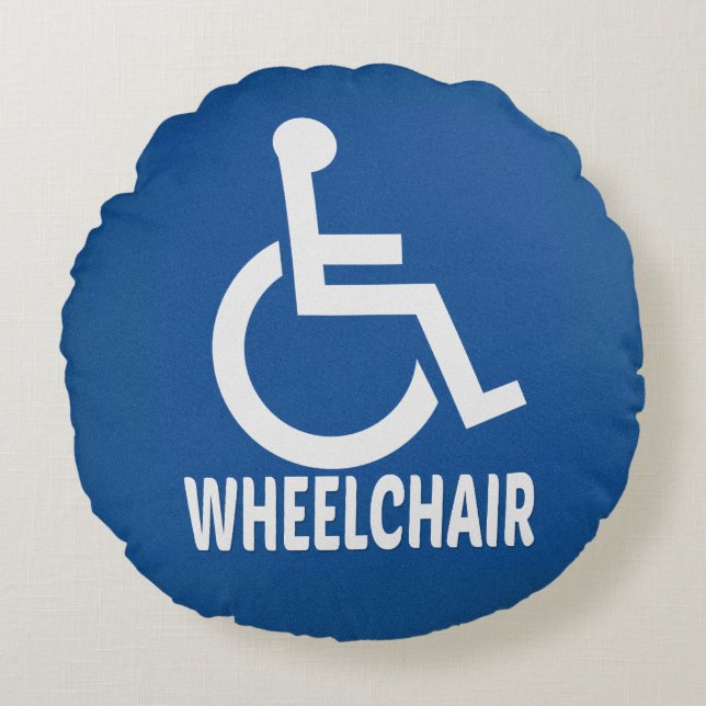 Almofada Redonda Cadeiras de rodas deficientes (Frente)