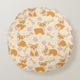 Almofada Redonda Cães de córrego