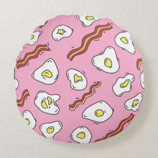 Almofada Redonda Café da Manhã Bonanza: Delitos de Cartoon