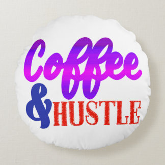 Almofada Redonda Café e Travesseiro redondo Hustle